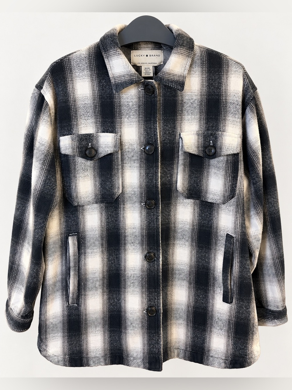 Lucky Brand Oversized Plaid Shacket
